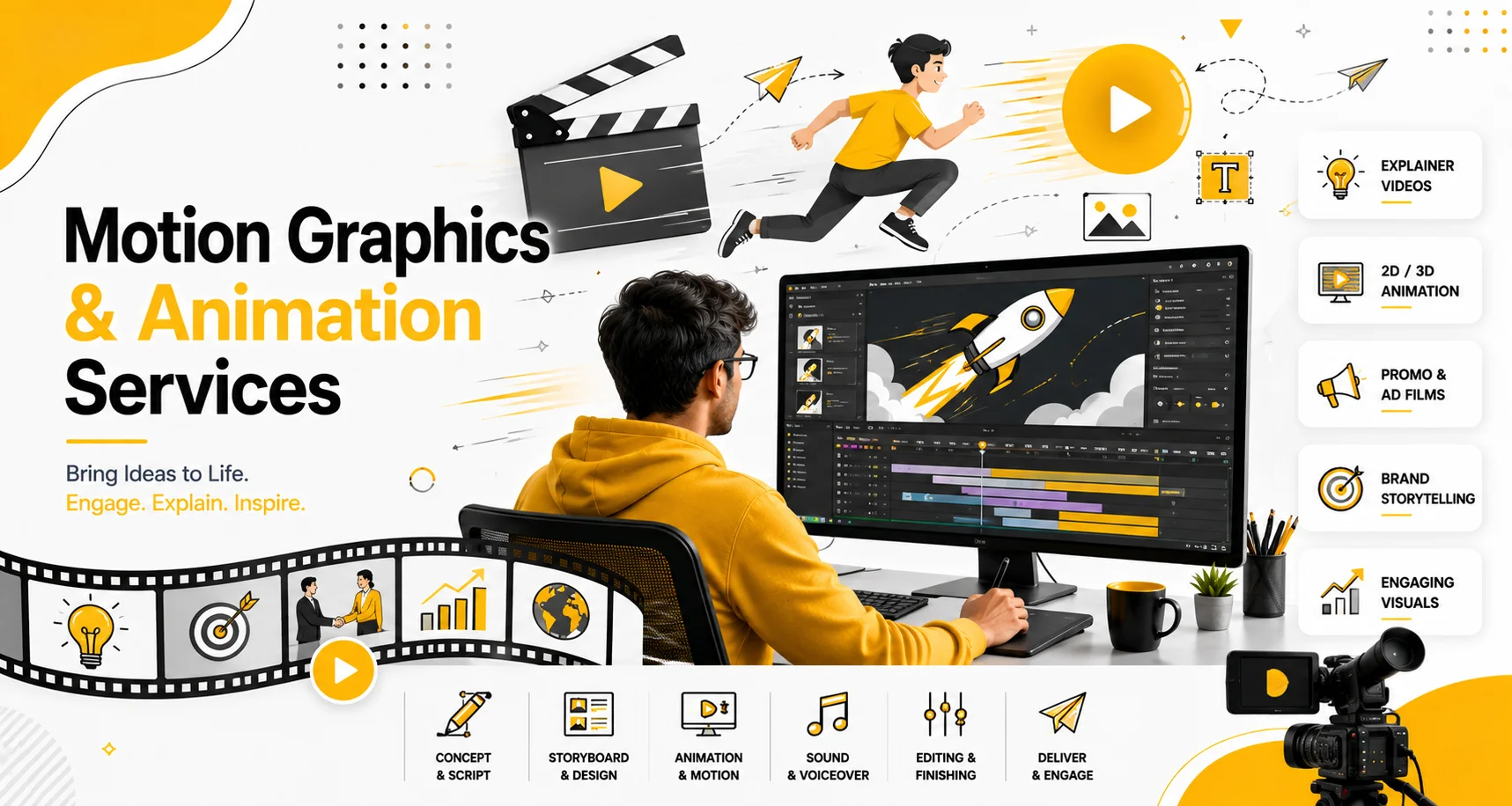 Motion Graphics Services by Sampark Group